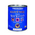 Man O War McCloskey  Semi-Gloss Clear Marine Spar Varnish 1 qt 080.0006507.005